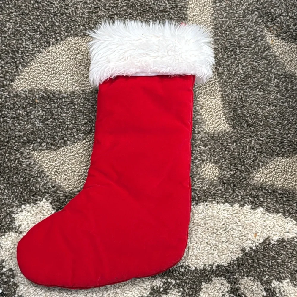 Vintage Target Wondershop Sparkle Snowflake Christmas Stocking 17x10